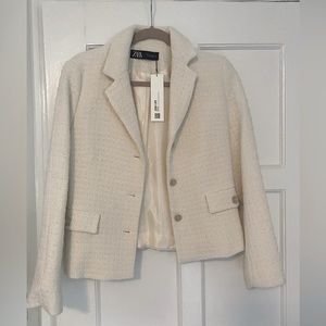 Zara tweed jacket - NWT